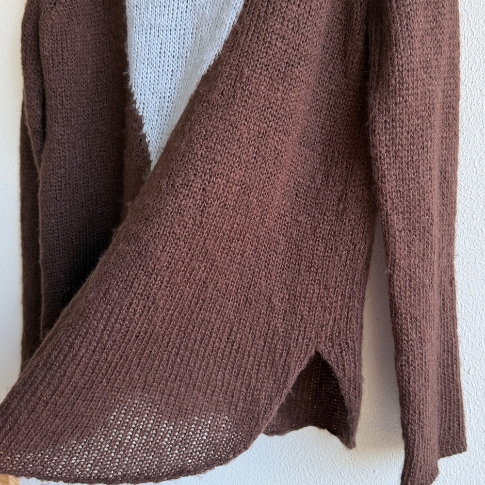 Wooden Ships knits Heart crewneck sweater brown medium large - Picture 3 of 4